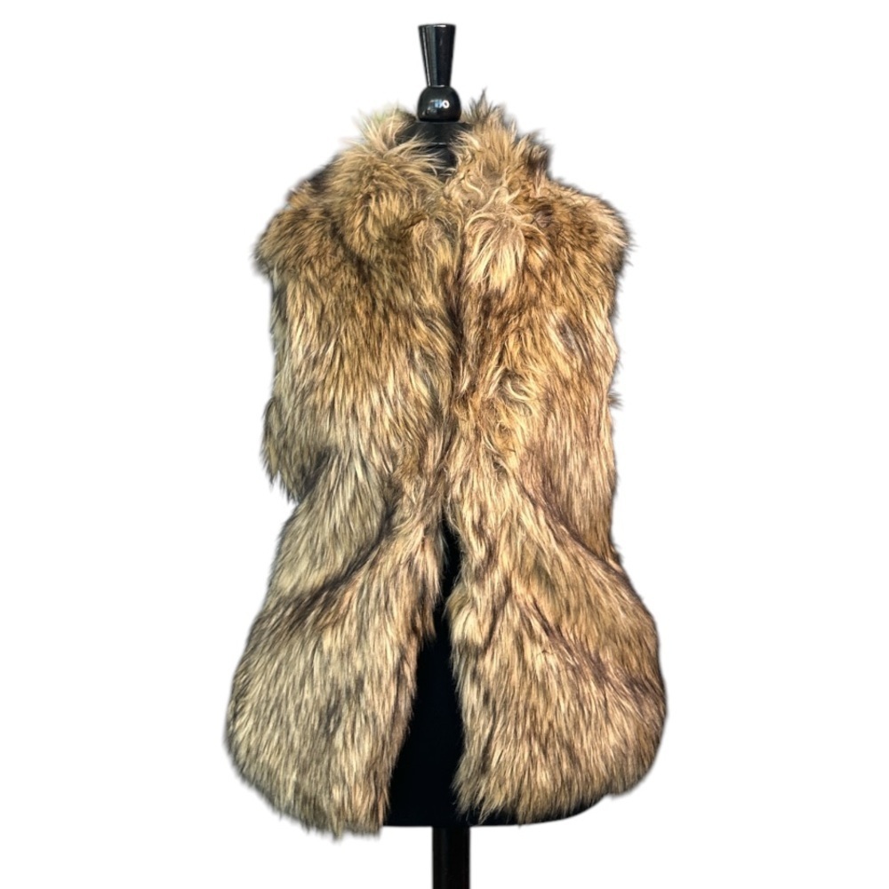 Ci Sono By Cavalini Faux Fur Vest - Picture 10 of 16